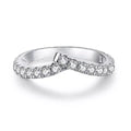 Sensa Grid Zircon 925 Sterling Silver Irregular Ring