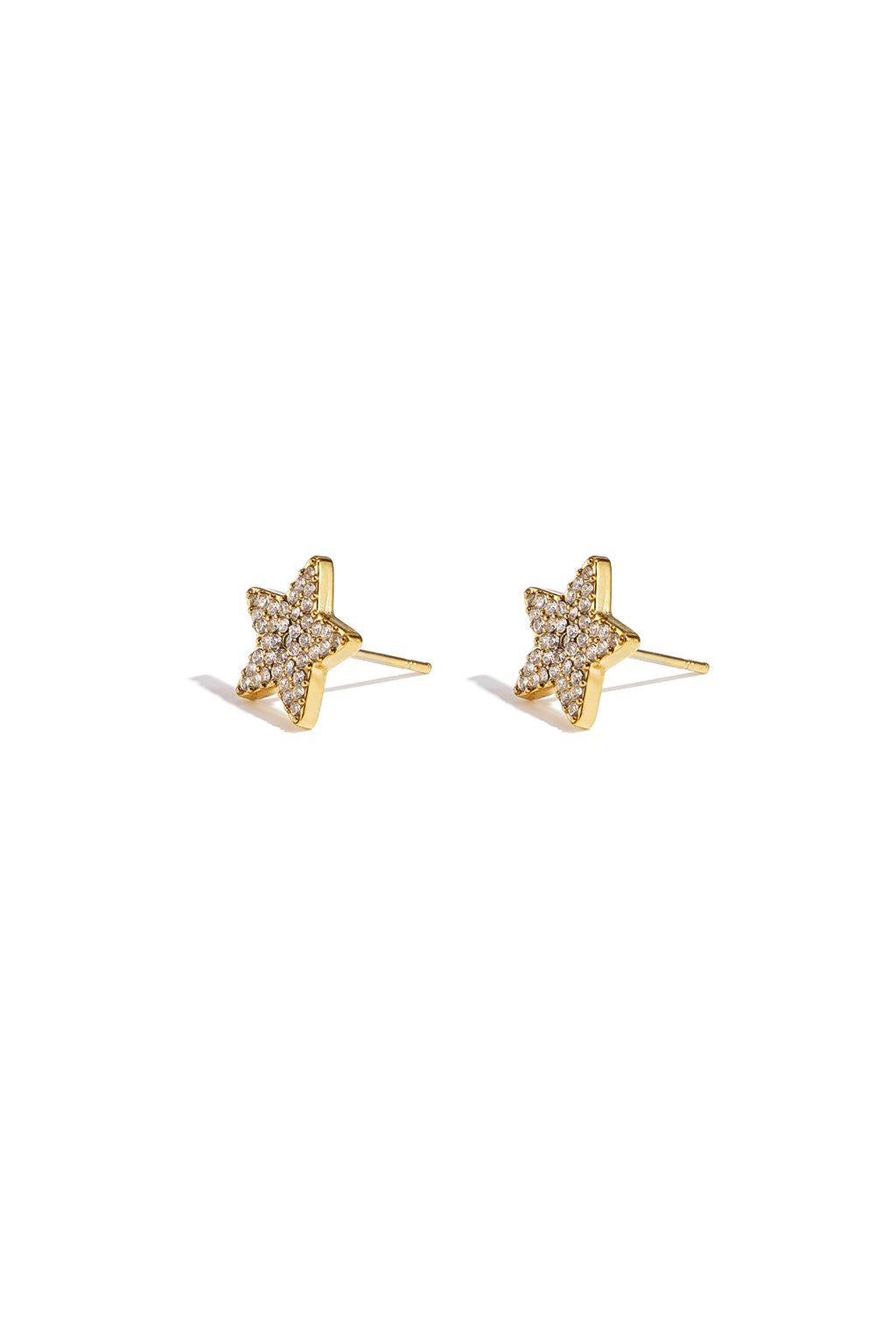 Sensa Grid Zircon Star Stud Earrings