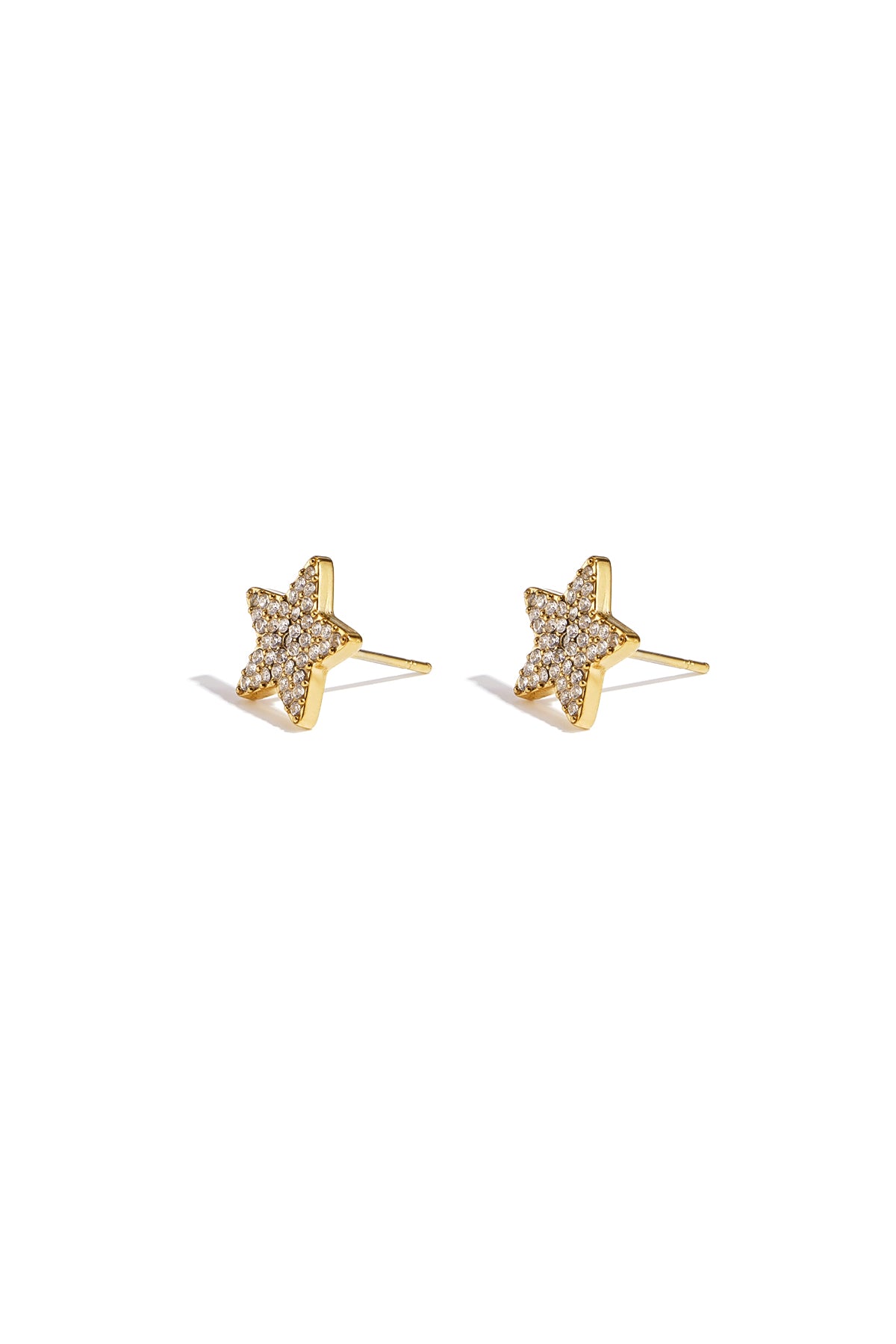 Sensa Grid Zircon Star Stud Earrings