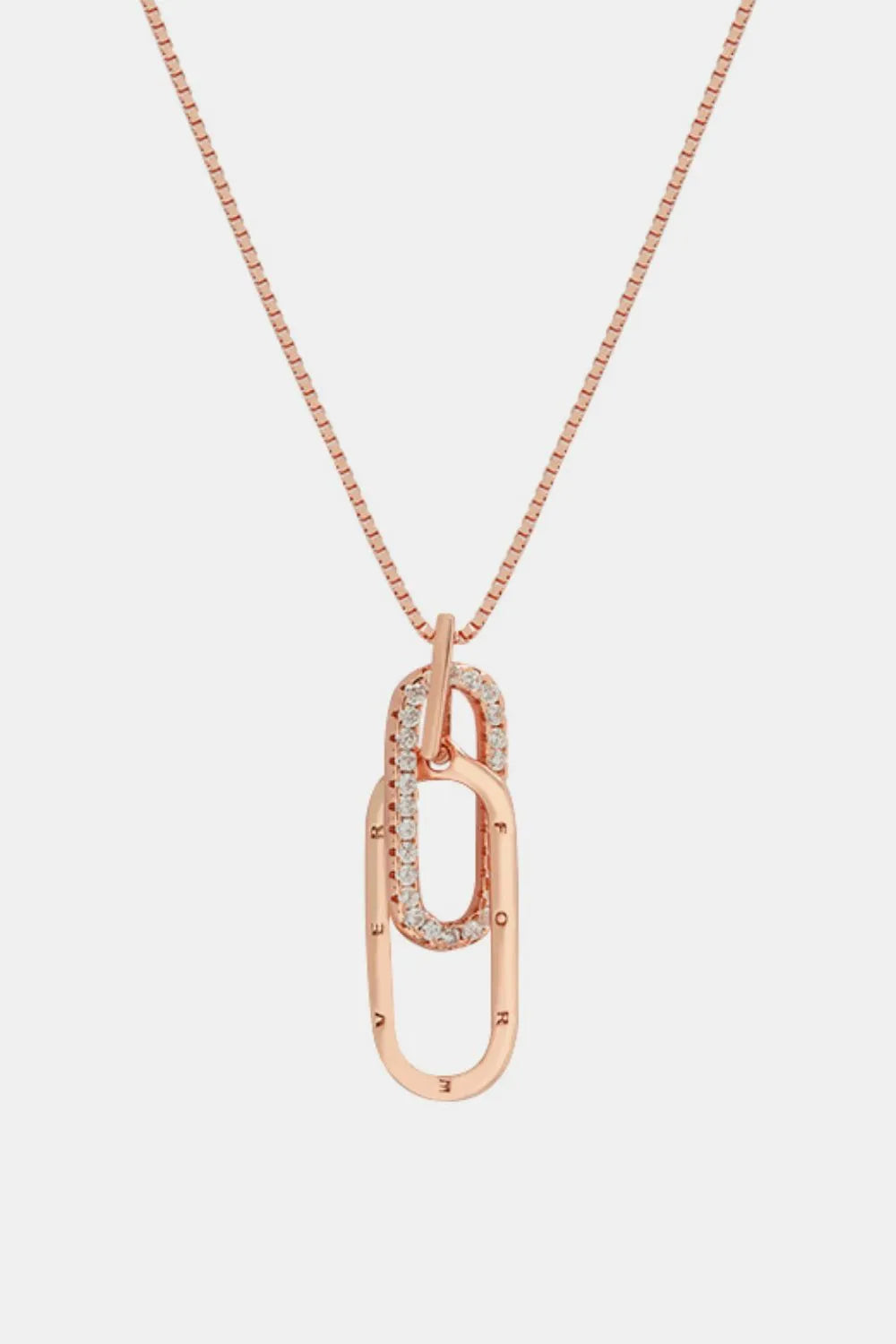 Sensa Grid Inland Zircon 925 Sterling Silver Necklace