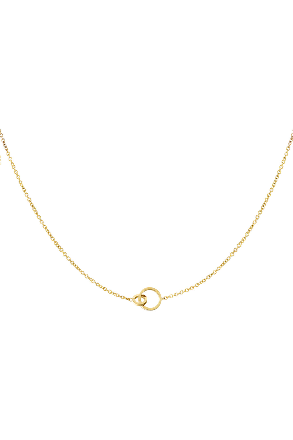Sensa Grid Stainless Steel Connected Chain Necklace
