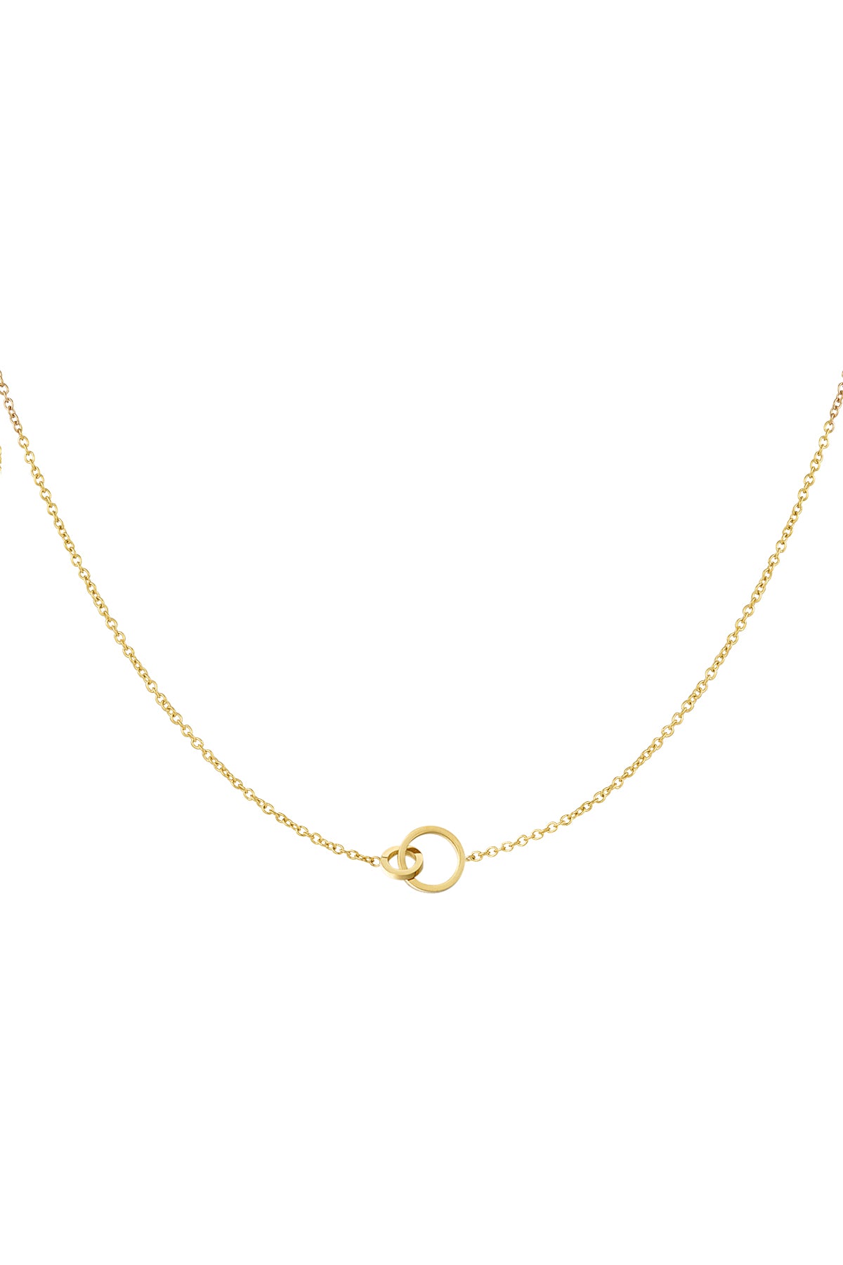 Sensa Grid Stainless Steel Connected Chain Necklace