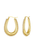 Sensa Grid Drop Stone Stud Earrings