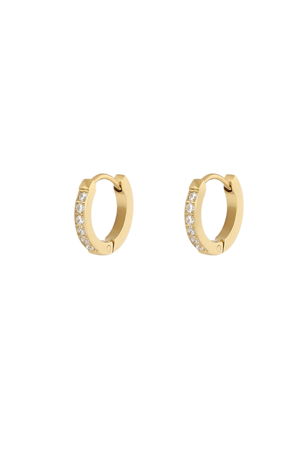 Sensa Moderna Dazzle Rhinestone Hoop Earrings