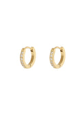 Sensa Moderna Dazzle Rhinestone Hoop Earrings
