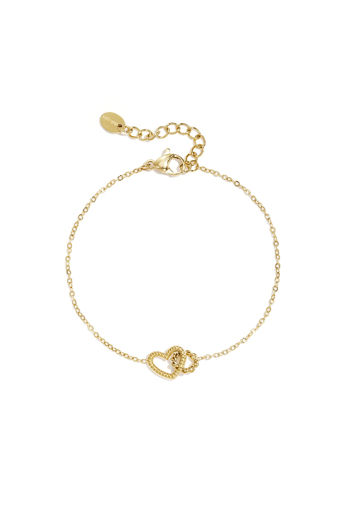 Lumina Heart Heart and Circle Charm Bracelet
