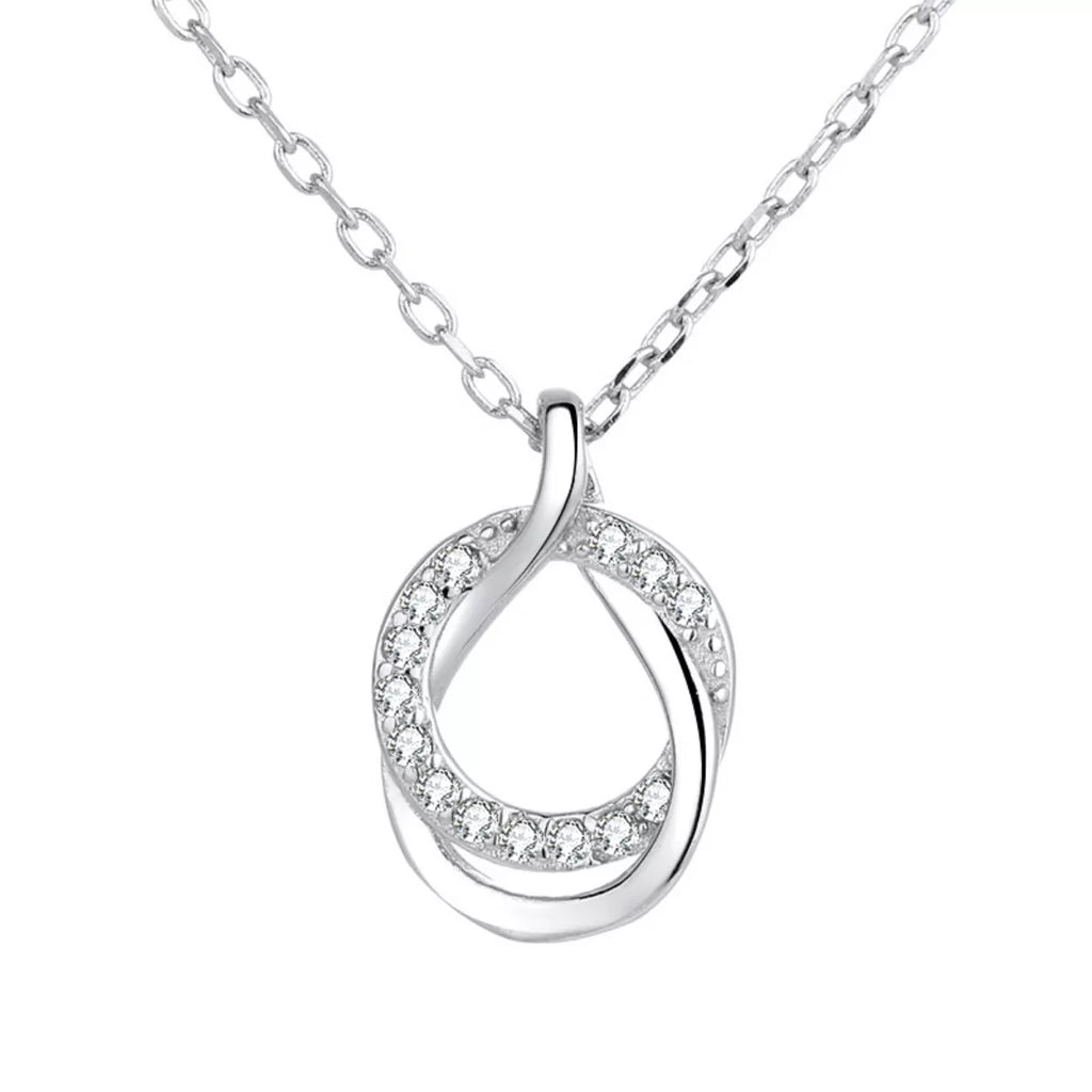 Sensa Moderna Zircon 925 Sterling Silver Pendant Necklace