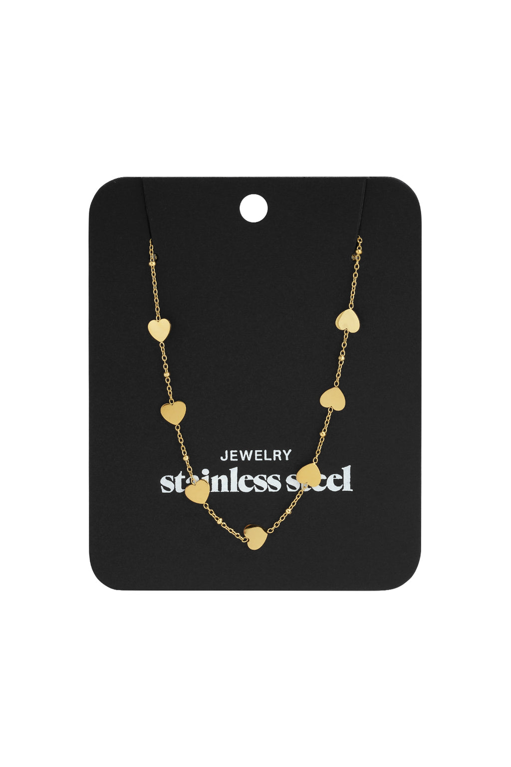 Stainless Steel Chain Necklaces Heart Casual Daily Simple Series Women's jewelry