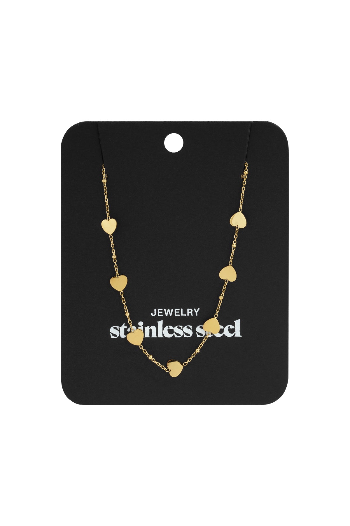 Stainless Steel Chain Necklaces Heart Casual Daily Simple Series Women's jewelry