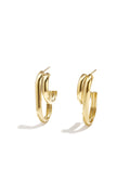 Sensa Grid Geometric Hoop Earrings