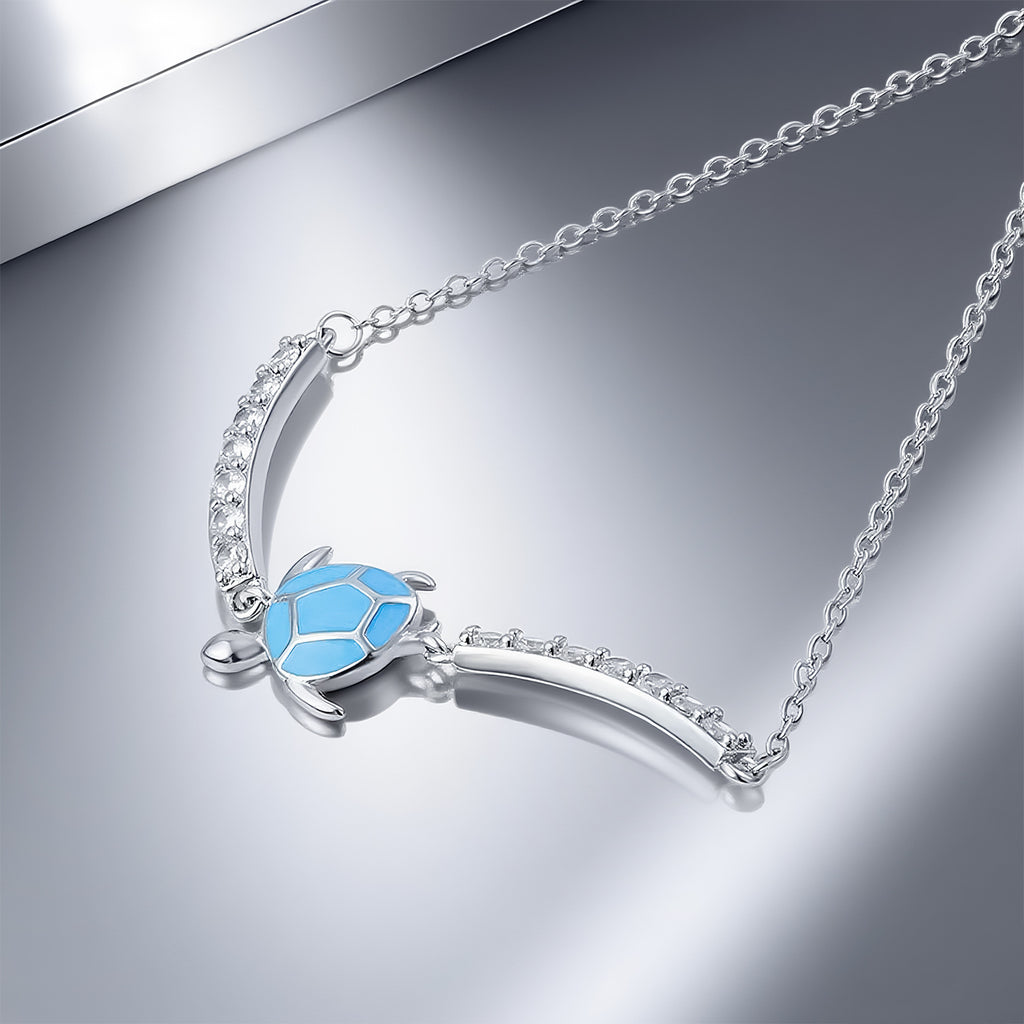 Lumina Sky Cubic Zirconia 925 Sterling Silver Sea Turtle Bracelet