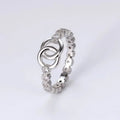 Lumina Heart Zircon 925 Sterling Silver Classic Mon Amour Ring