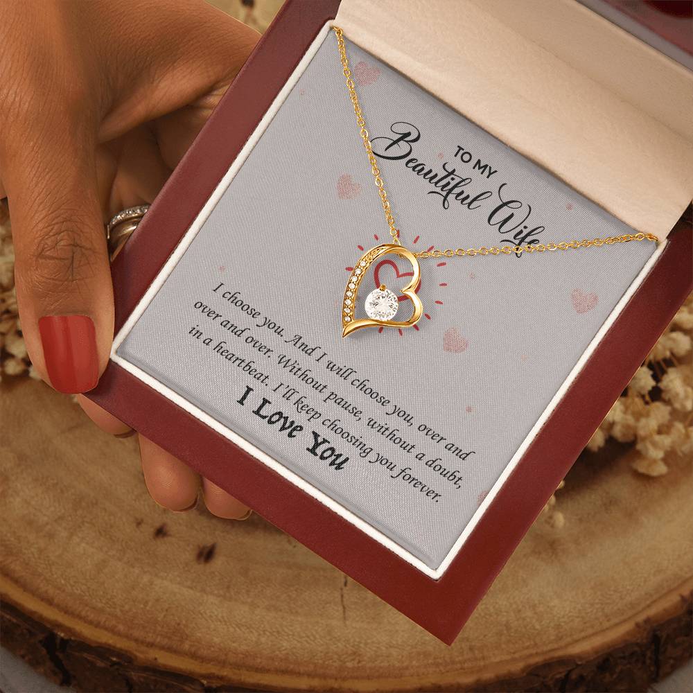 To My Beautiful Wife —  Sensa Sentiments Necklace
