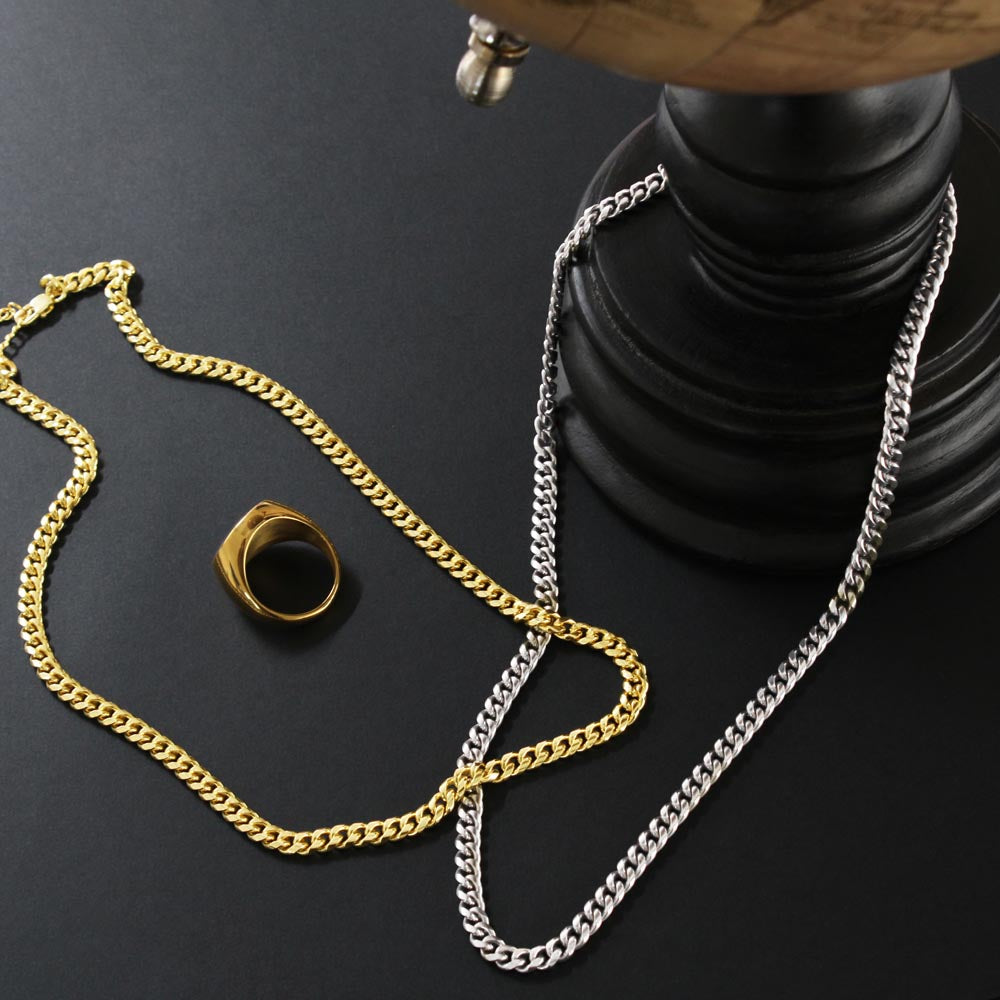 Mom to Son — Sensa Sentiments Cuban Link Chain