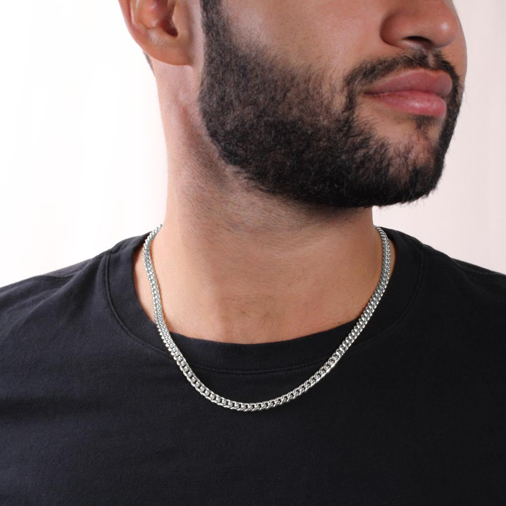 Mom to Son — Sensa Sentiments Cuban Link Chain