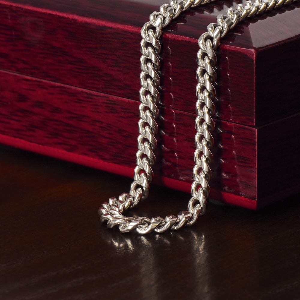 To My Husband — Sensa Sentiments Cuban Link Chain