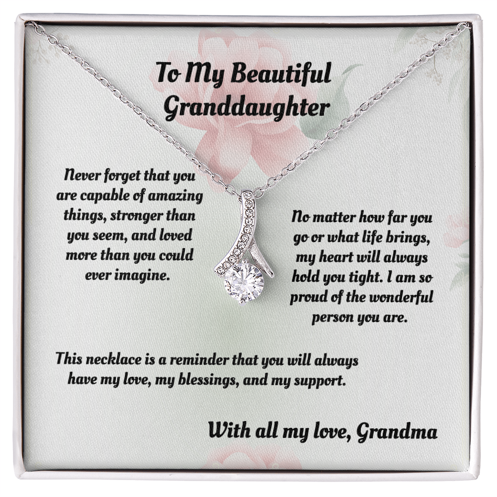 To My Beautiful Granddaughter — Sensa Sentiments Necklace