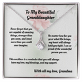 To My Beautiful Granddaughter — Sensa Sentiments Necklace
