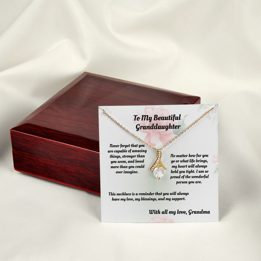 To My Beautiful Granddaughter — Sensa Sentiments Necklace