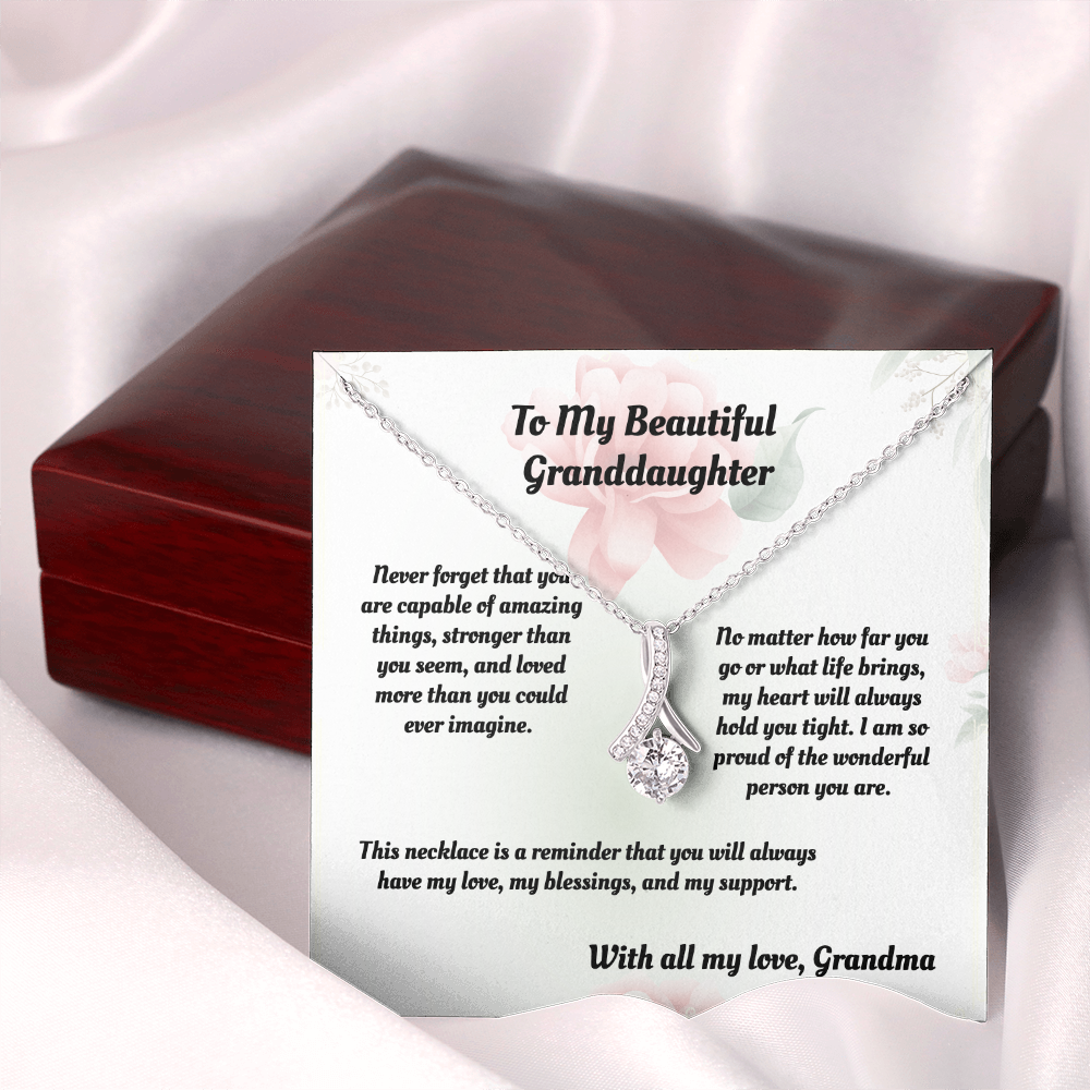 To My Beautiful Granddaughter — Sensa Sentiments Necklace