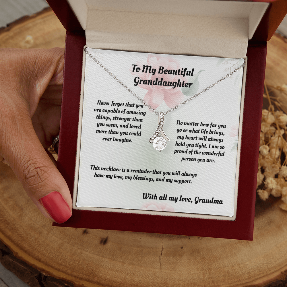 To My Beautiful Granddaughter — Sensa Sentiments Necklace