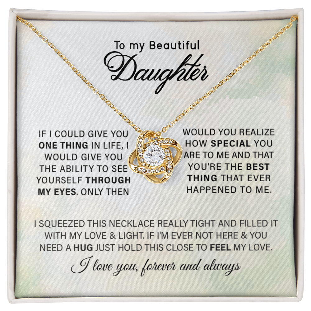 To My Beautiful Daughter — Sensa Sentiments Necklace