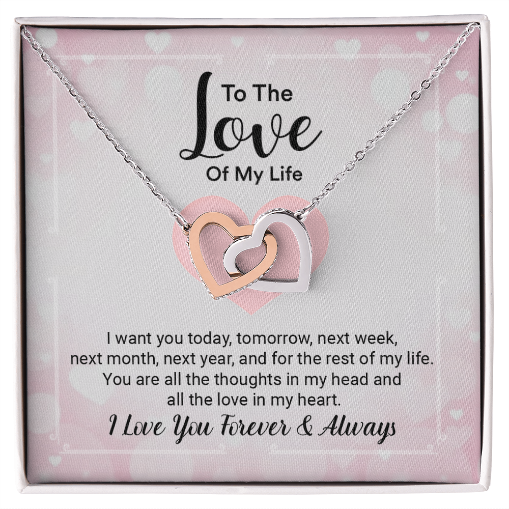 To the Love of My Life — Sensa Sentiments Necklace