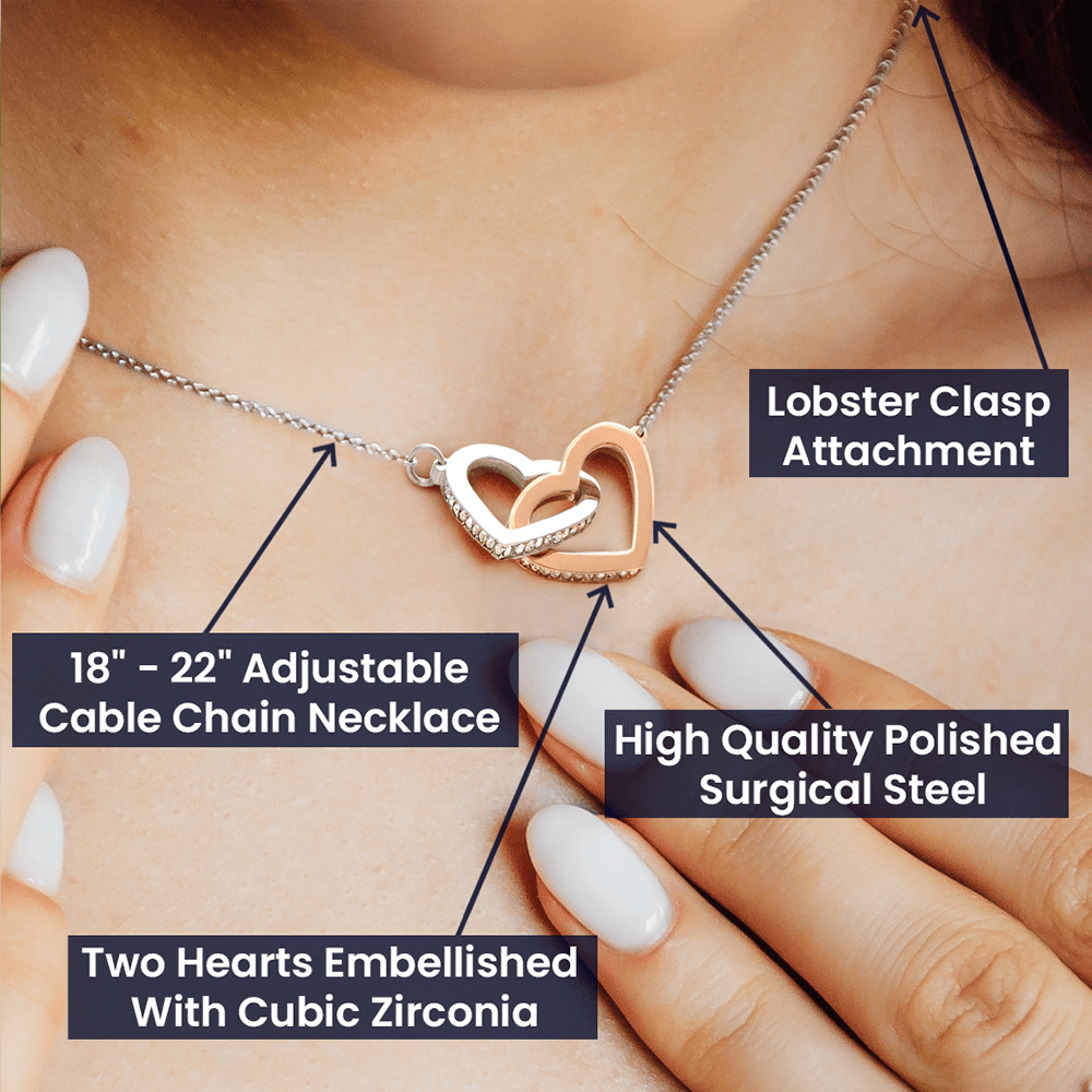 Interlocking Hearts Sensa Sentiments Necklace