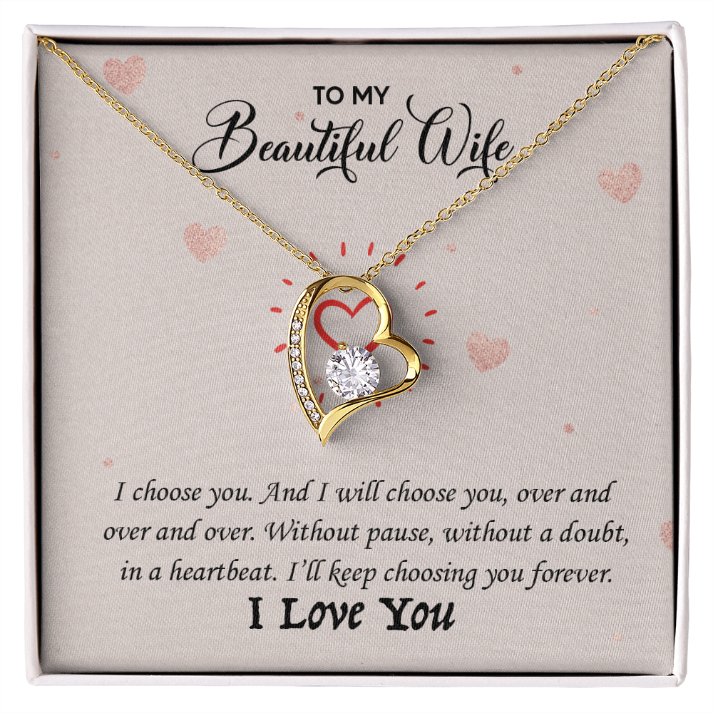 To My Beautiful Wife —  Sensa Sentiments Necklace
