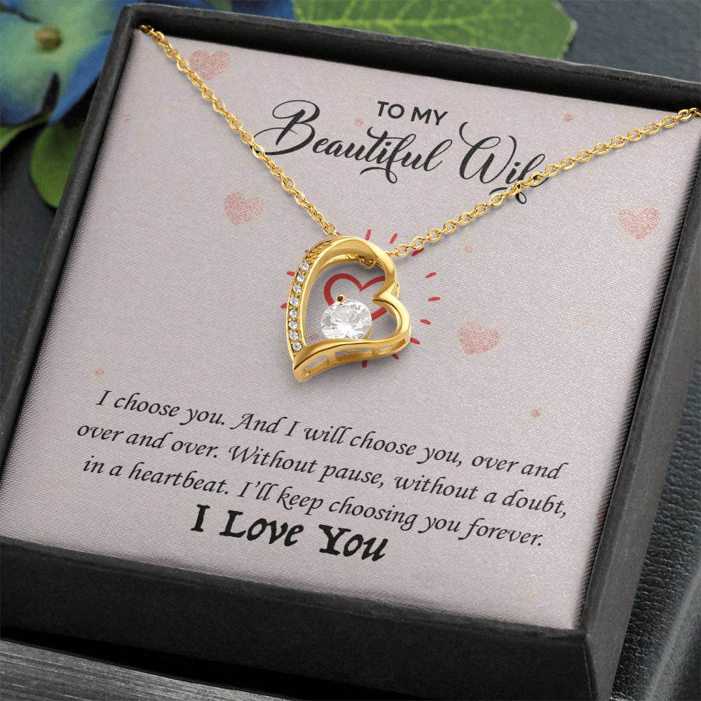 To My Beautiful Wife —  Sensa Sentiments Necklace