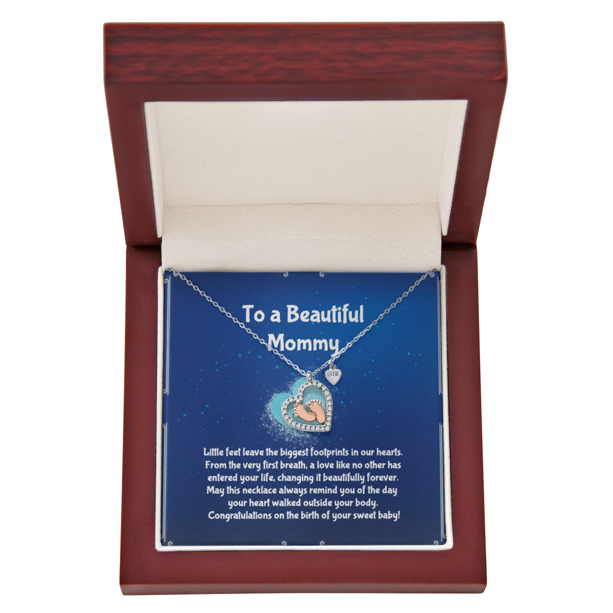 The Baby Feet Sensa Sentiments Necklace
