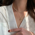 Sensa Grid 925 Sterling Silver Geometric Pendant Necklace