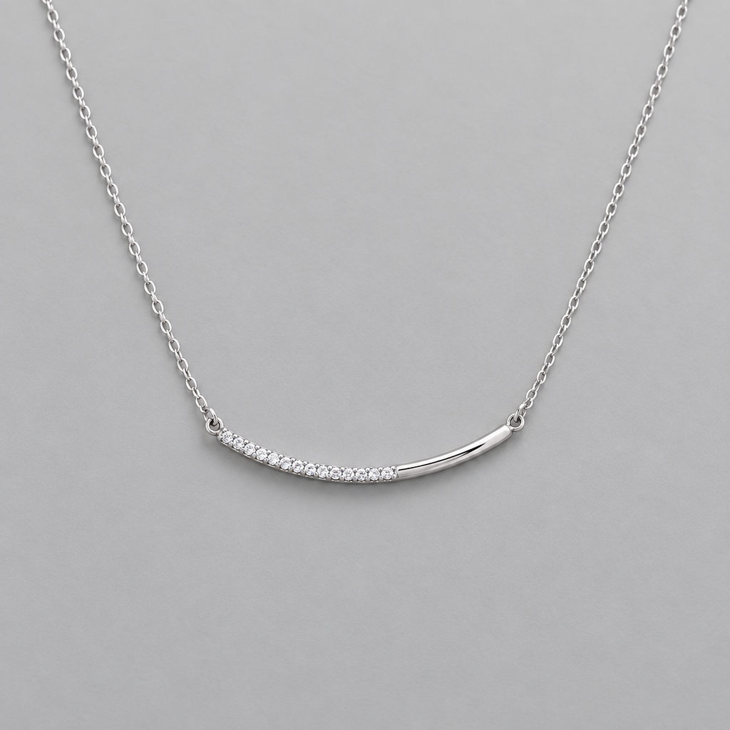 Sensa Moderna 925 Sterling Silver Link Chain Necklace