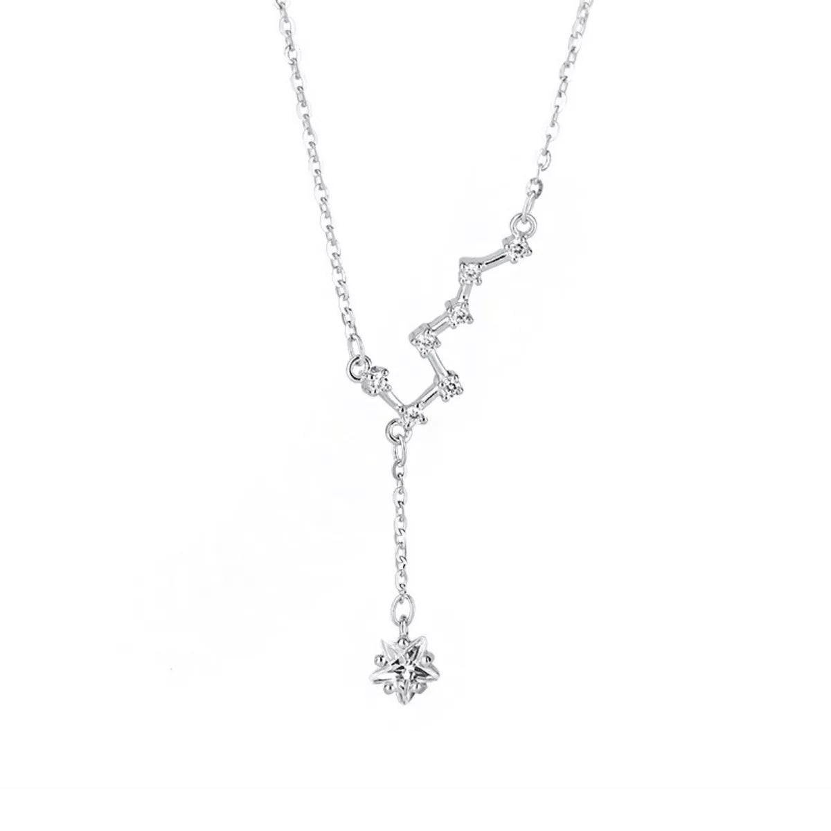 Sensa Moderna 925 Sterling Silver Star Necklace