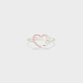 Lumina Heart Zircon 925 Sterling Silver Inlaid Heart Ring