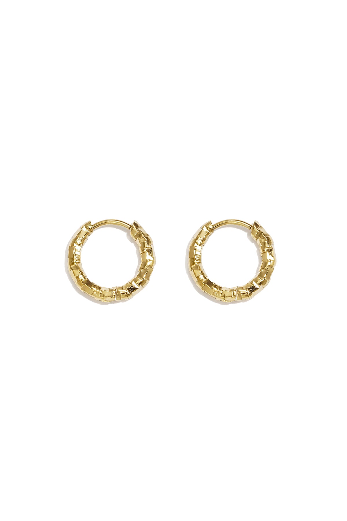 Stainless Steel Circle Earring Set