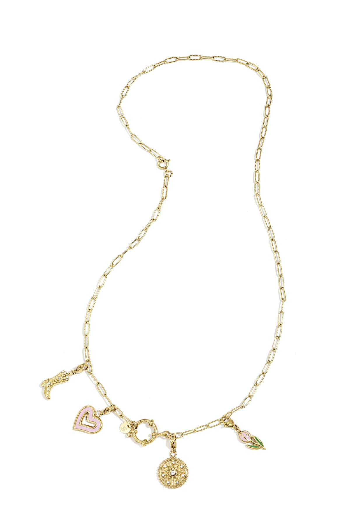 2-in-1 necklace and bracelet with oval links