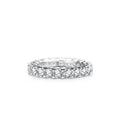 Sensa Grid Moissanite 925 Sterling Silver Ring