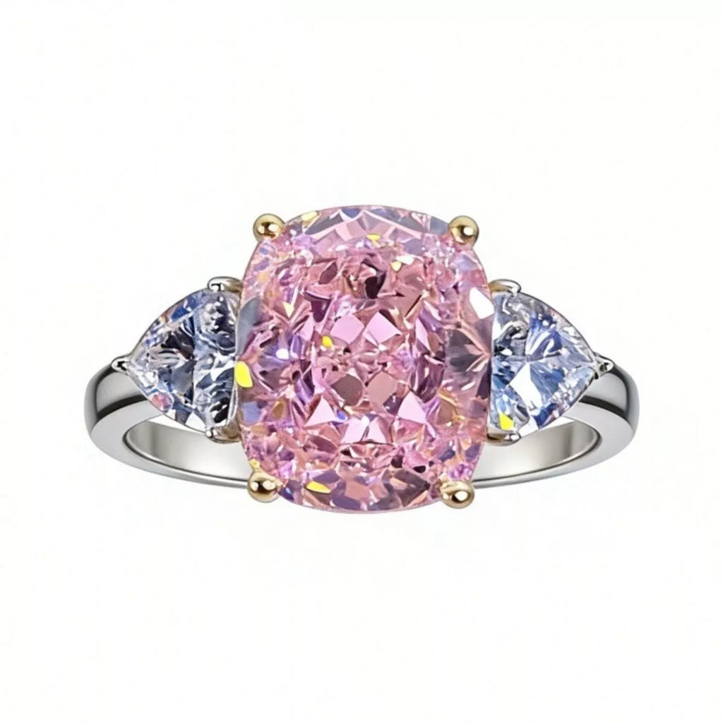 Lumina Heart Zircon 925 Sterling Silver Geometric Cupid Ring