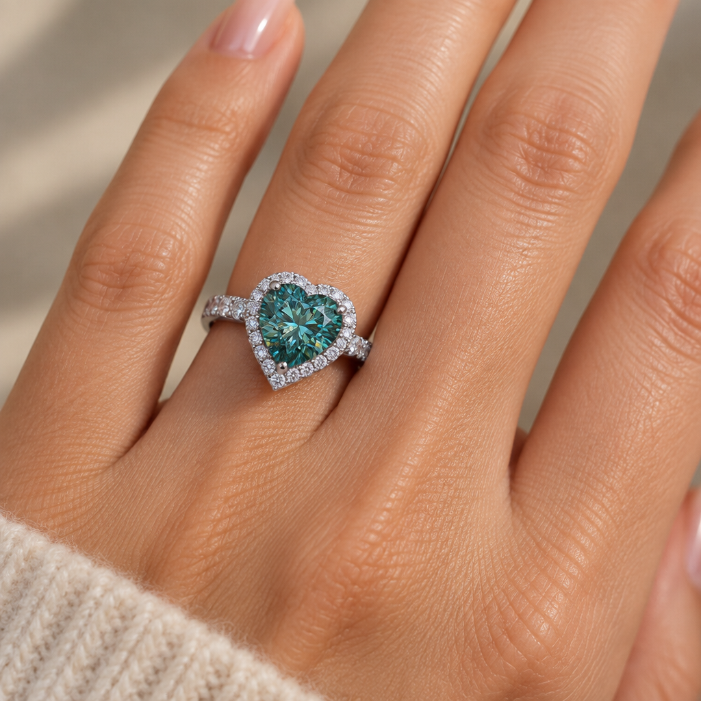Green Heart Ring - Model v2