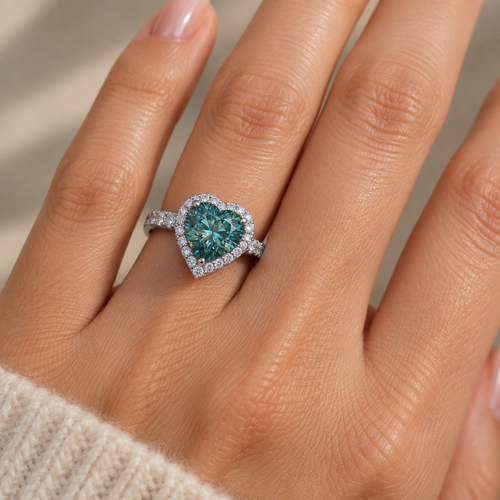 Green Heart Ring - Model v2
