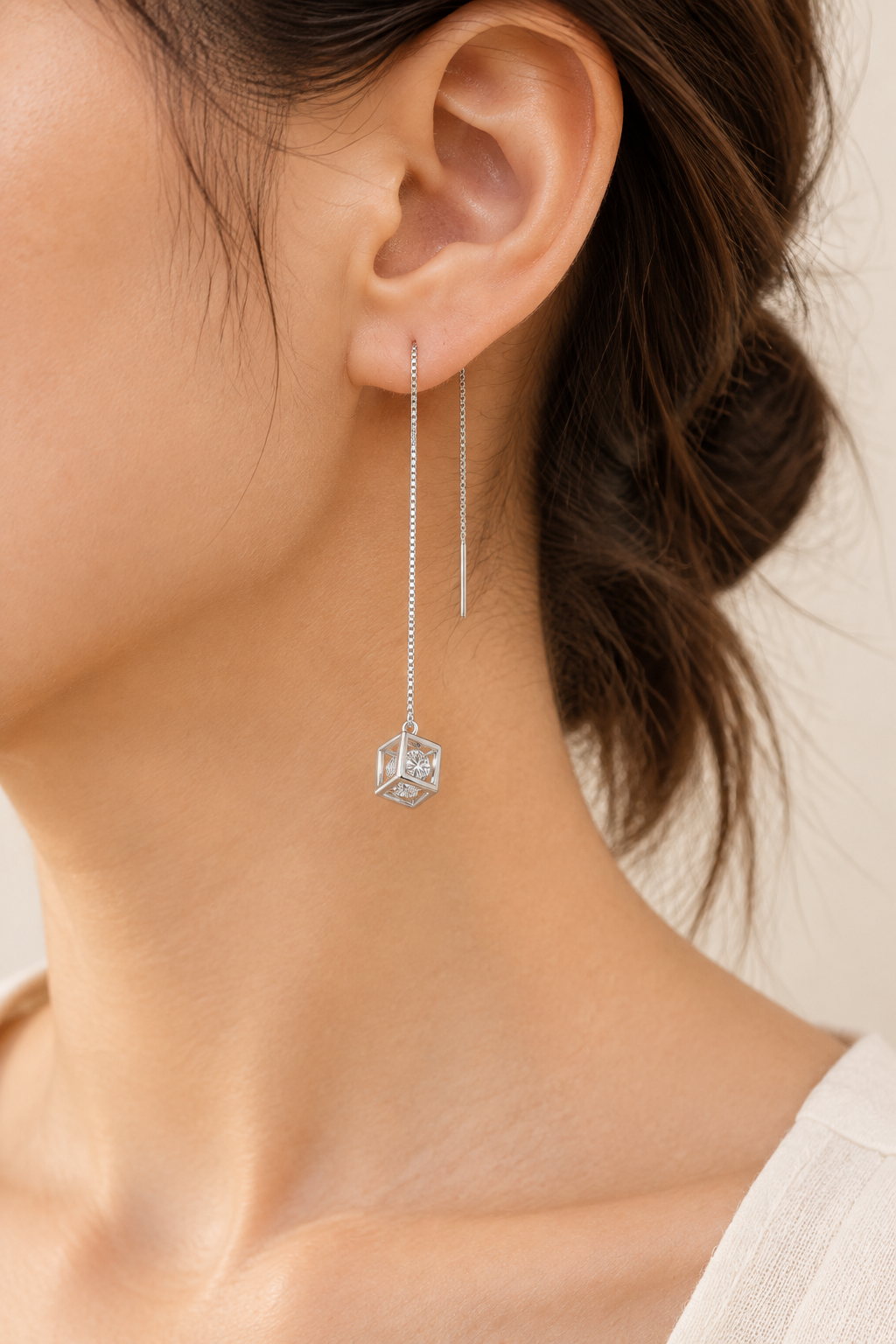 Moissanite Cube Threader - Model